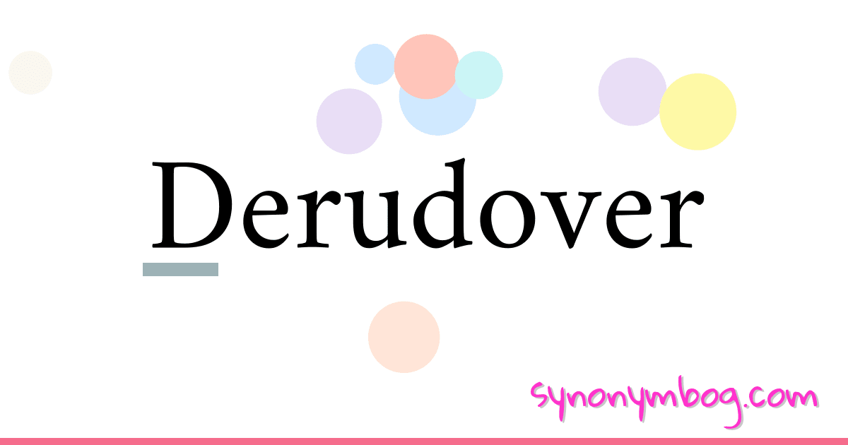 Derudover synonymer krydsord betyder forklaring og brug