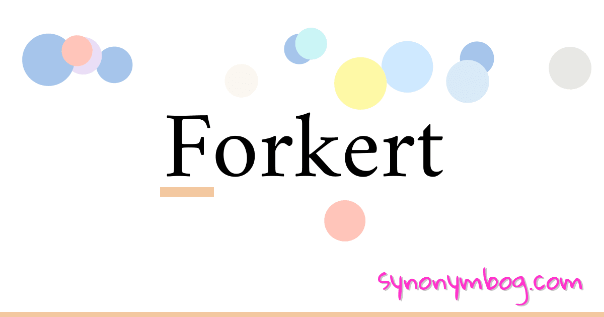 Forkert synonymer krydsord betyder forklaring og brug