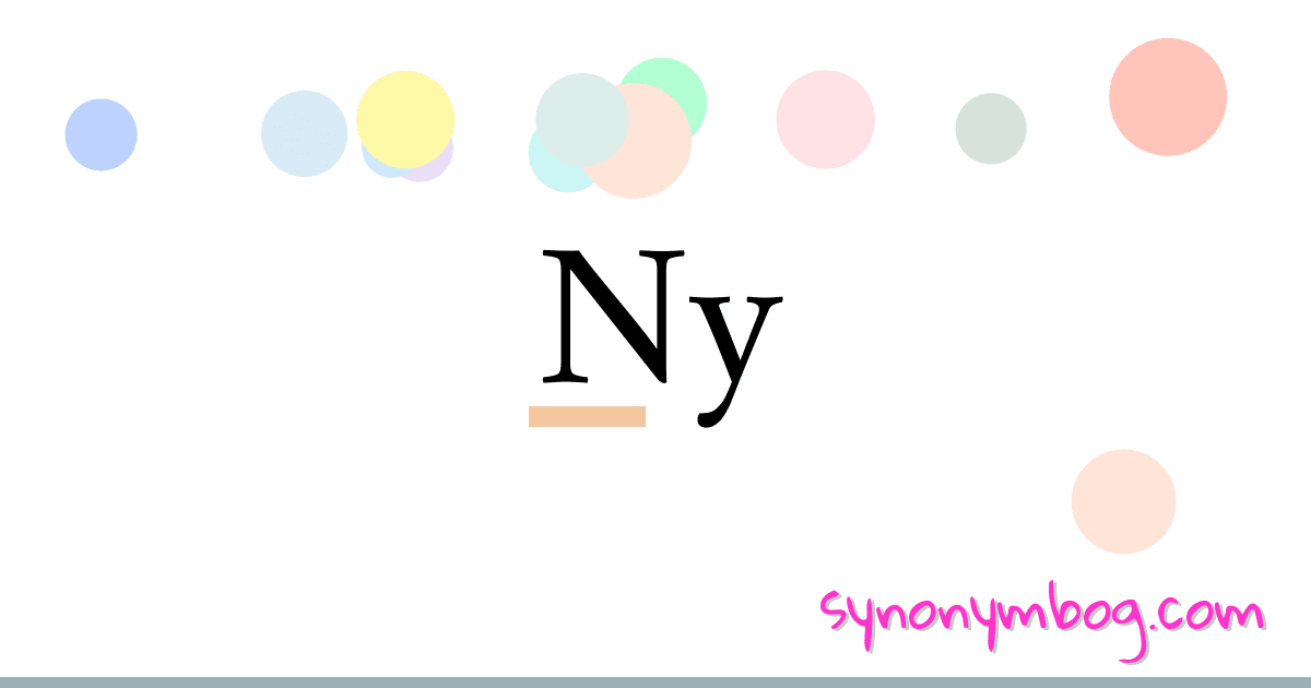 Ny synonymer krydsord betyder forklaring og brug