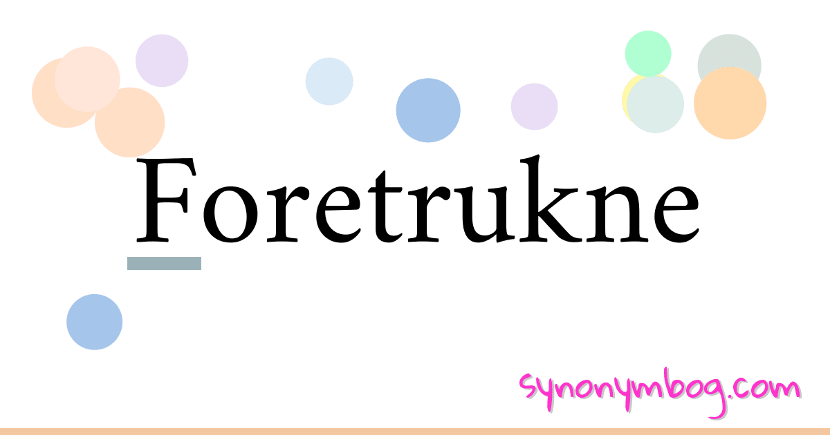 Foretrukne synonymer krydsord betyder forklaring og brug
