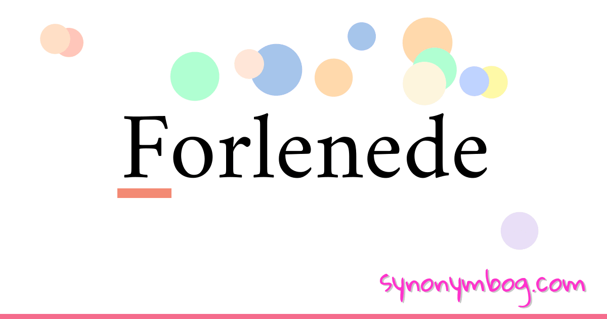 Forlenede synonymer krydsord betyder forklaring og brug