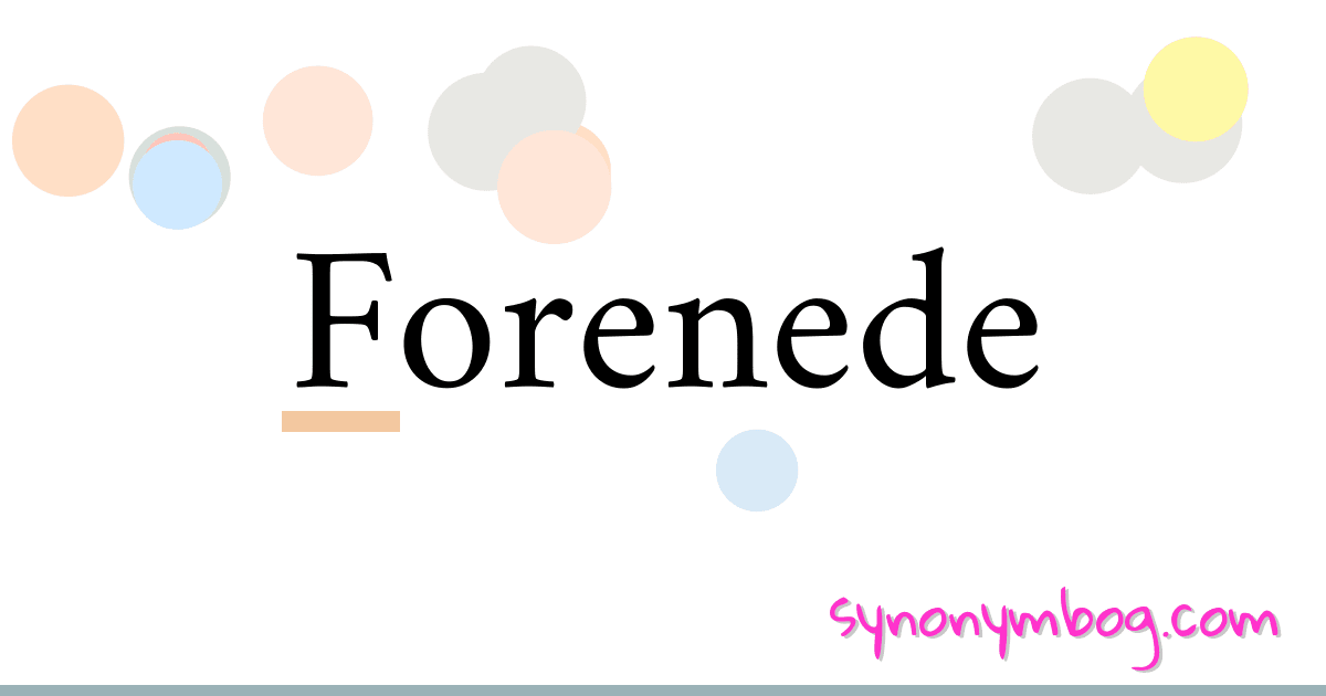 Forenede synonymer krydsord betyder forklaring og brug
