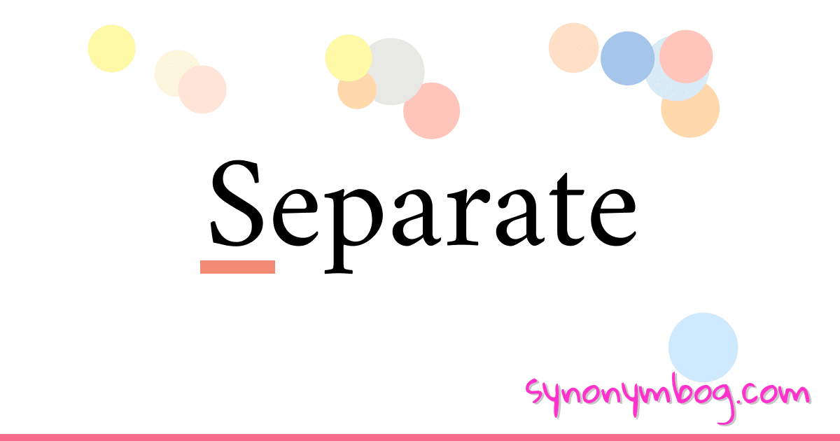 separate email synonym
