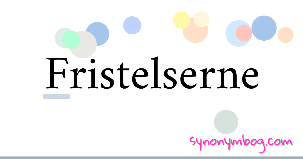 Fristelserne synonymer krydsord betyder forklaring og brug