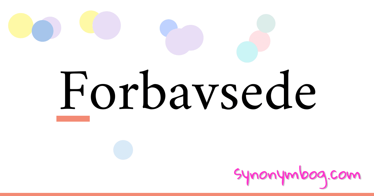 Forbavsede synonymer krydsord betyder forklaring og brug