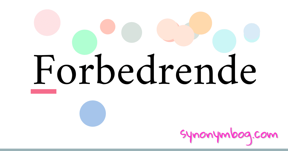 Forbedrende synonymer krydsord betyder forklaring og brug
