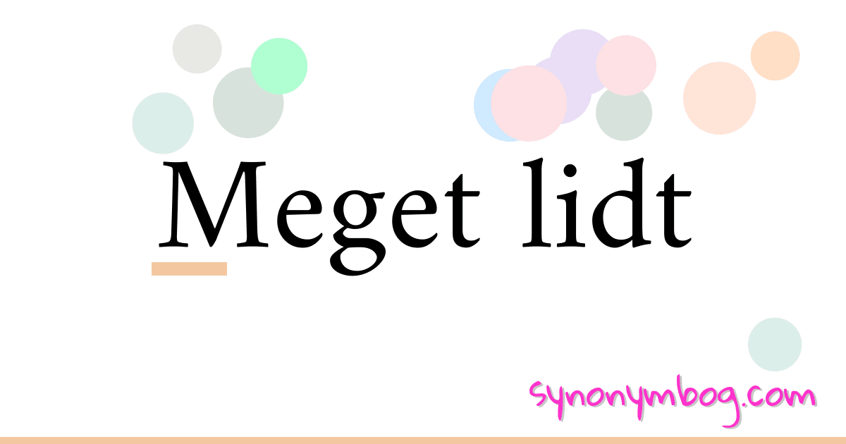 Meget lidt synonymer krydsord betyder forklaring og brug
