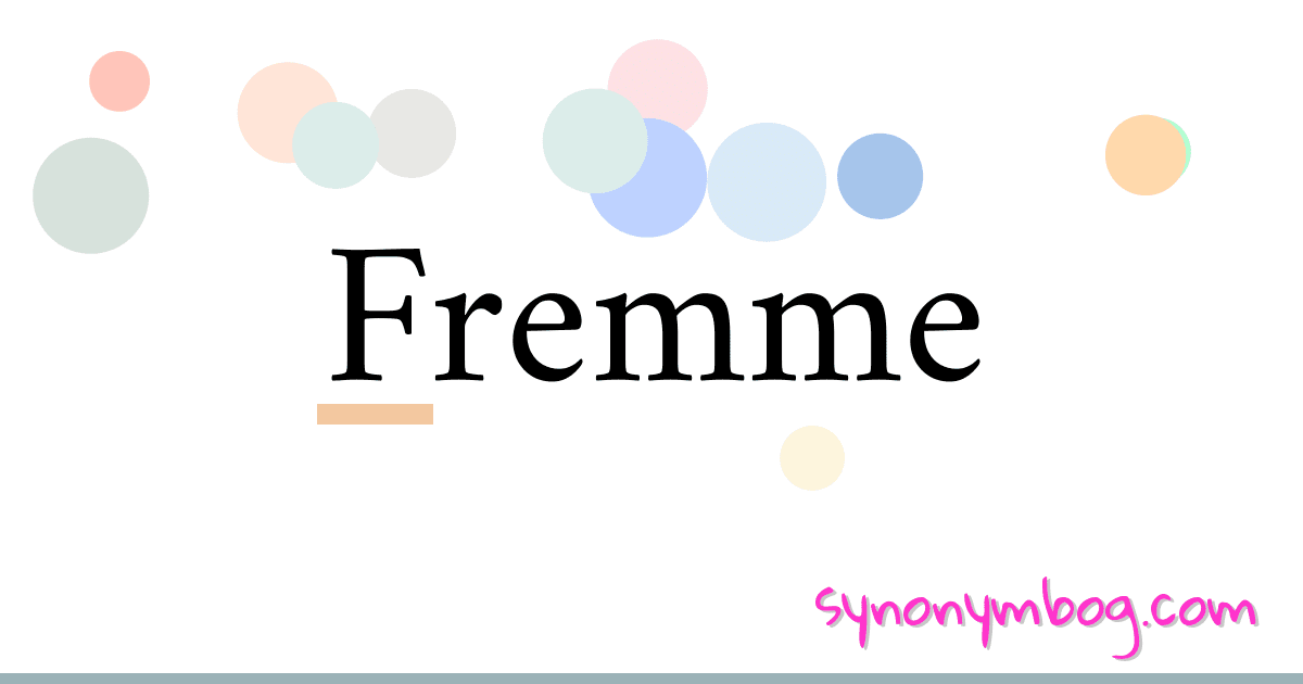 Fremme synonymer krydsord betyder forklaring og brug