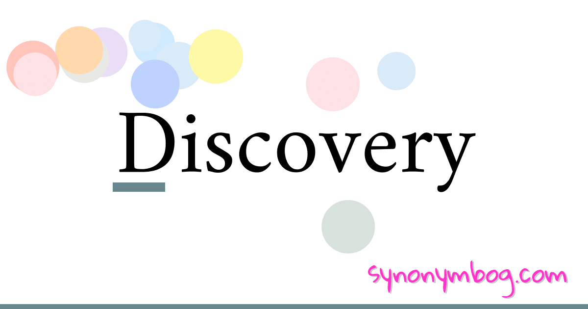 Synonym for Discovery