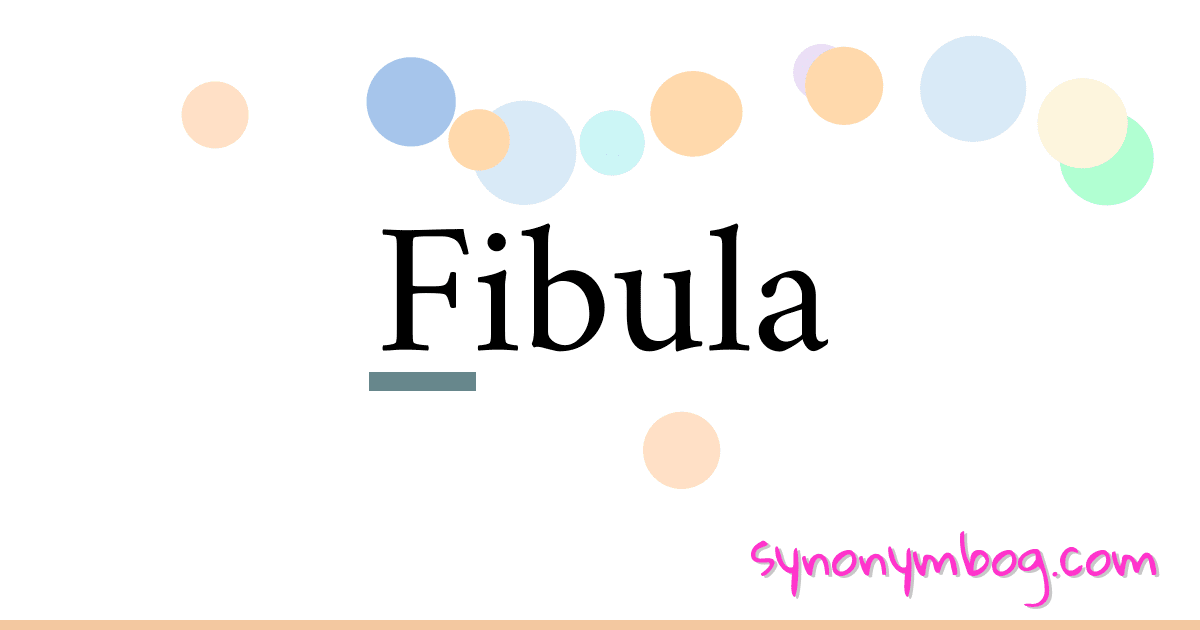 Fibula synonymer krydsord betyder forklaring og brug