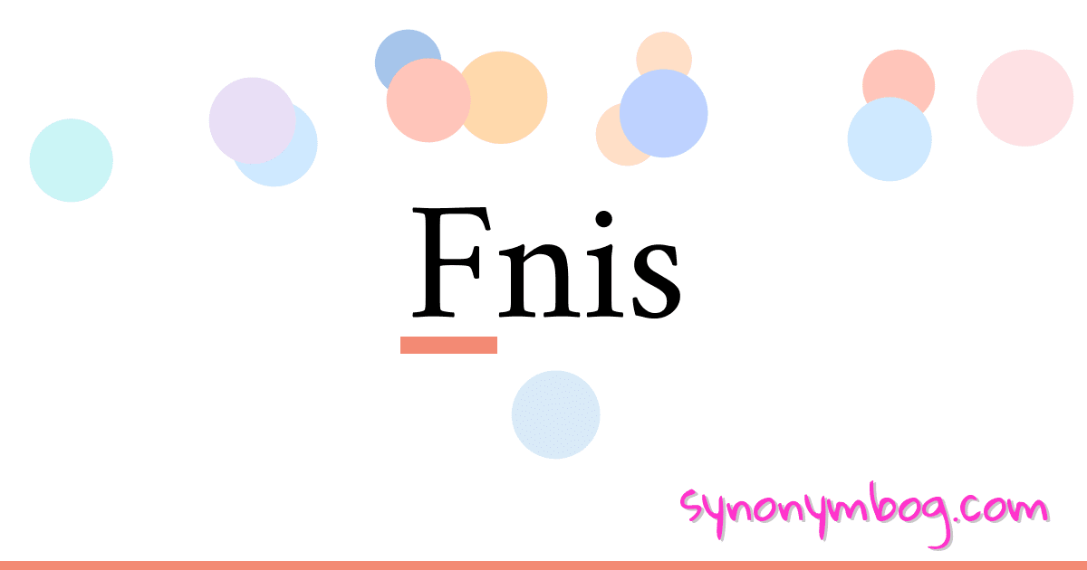 Fnis synonymer krydsord betyder forklaring og brug