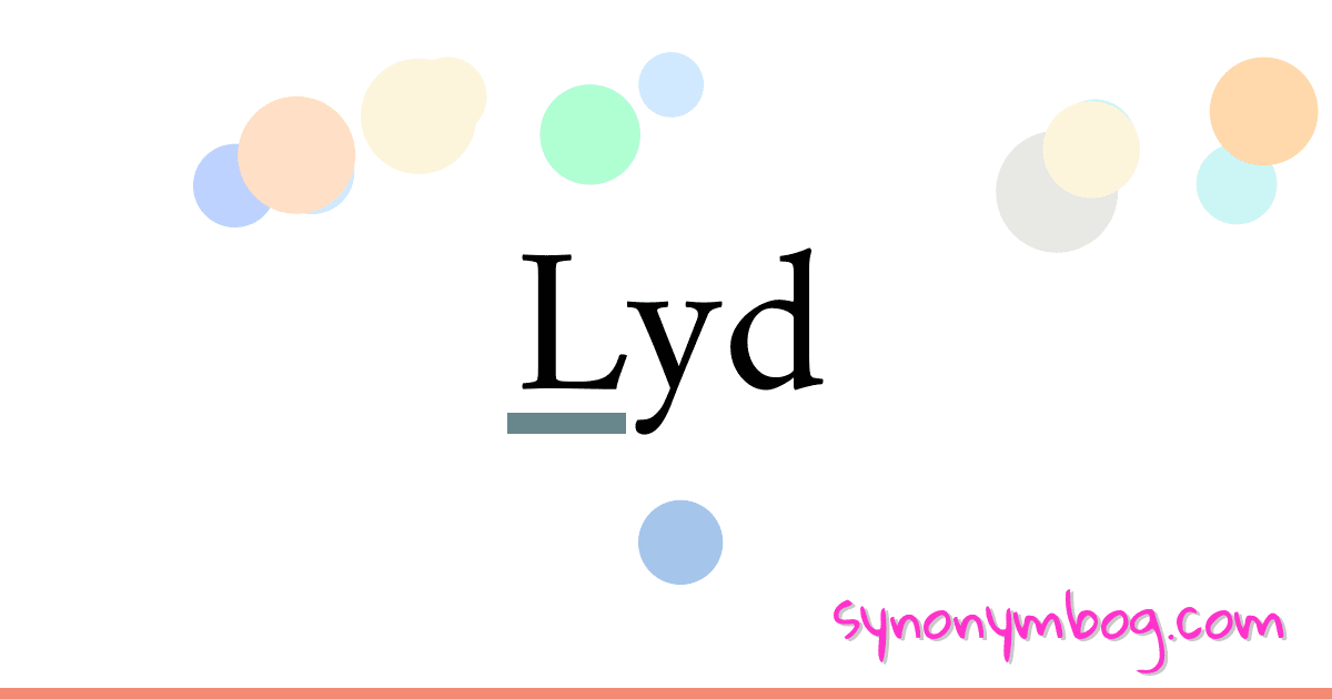 Lyd synonymer krydsord betyder forklaring og brug